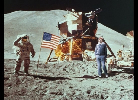 The cigar guy on the moon